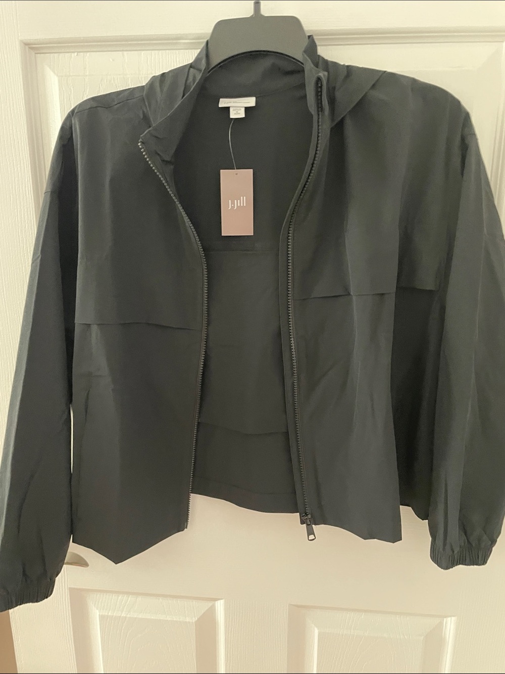 J. Jill Black Lightweight Bomber Jacket